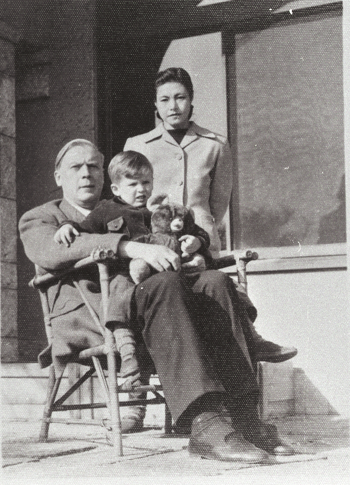 Hawley and his family