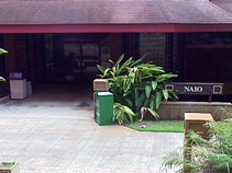 Main entrance of Naio Information & Media Technology Services Building
