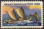 stamp of canoe and Kolea