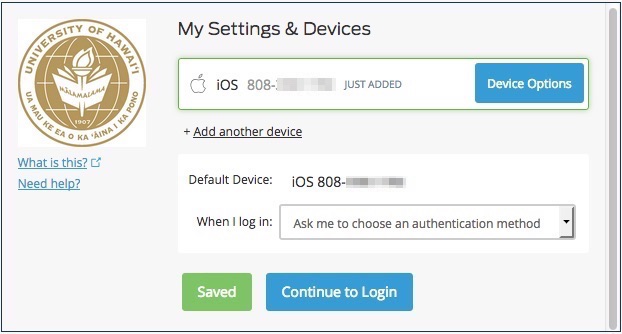 My Settings and Devices