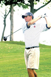 Nick Mason, student golfer