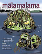 Malamalama cover with algal monster lurking January, 2006 Vol. 31 No. 1