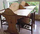 desk in Sinclair LIbrary