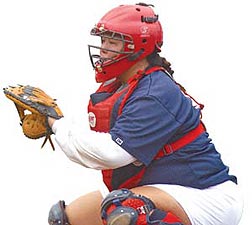 Catcher Natalie Fujimoto