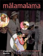 Malamalama cover with modified image of tourists, May, 2007 Vol. 32 No. 2
