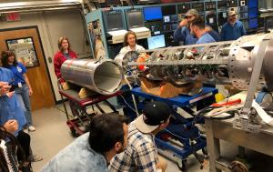 Project Imua team at work at NASA Wallops Flight Facility.