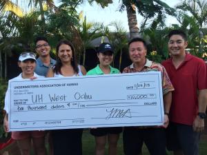 UAH donates to UH West O'ahu Risk Management and Insurance program