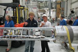 UH Community College students Nick Herrmann and Cale Mechler are at NASA Wallops Flight Facility.