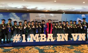 Graduates from the Vietnam MBA program in Ho Chi Minh City.
