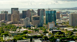 Downtown Honolulu skyline