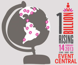 One Billion Rising event logo