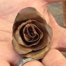 Sheet metal students make forever roses for Valentine’s Day