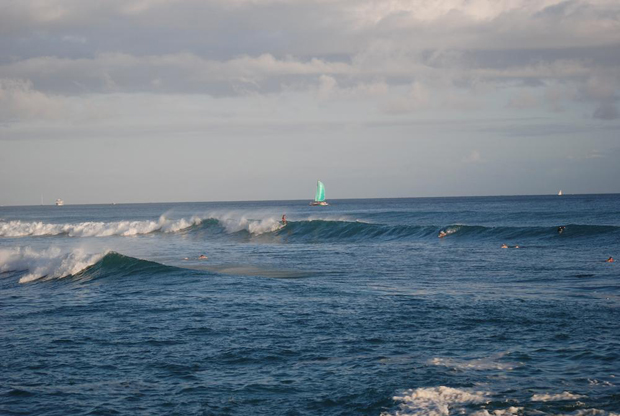 Ocean waves in Hawaii