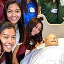 Farrington High students visit state-of-the-art nursing simulation center at Mānoa
