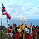Kapiʻolani CC welcomes Hōkūleʻa home