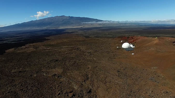 HI-SEAS dome on Mauna Loa