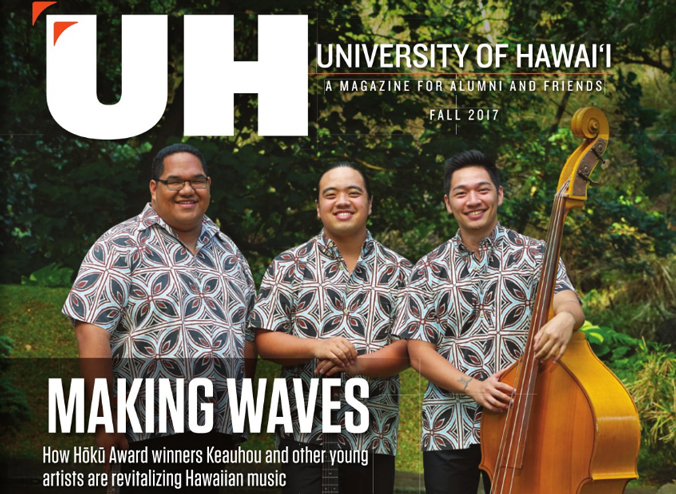 UH Magazine cover featuring Keauhou