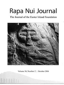Cover of the Rapa Nui Journal: The Journal of the Easter Island Foundation