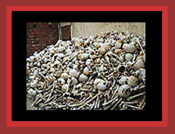 Skulls of the Cambodian murdered A Docudrama About Pol Pot 39s
