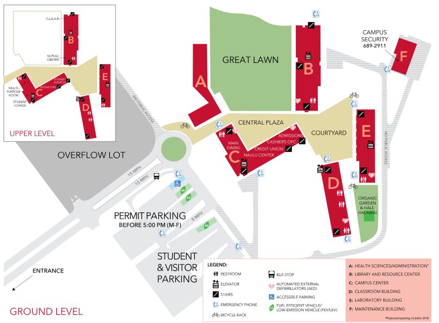 West O'ahu Campus Village map