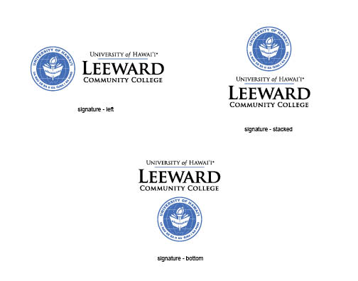 Examples of Leeward Community College signatures