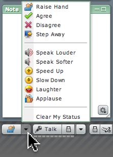 status options menu