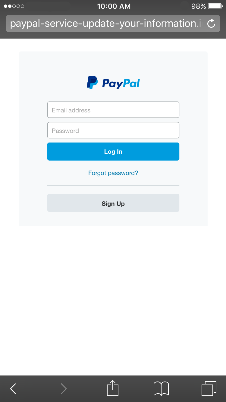 Paypal Phish Picture