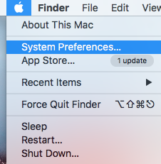 System Preferences