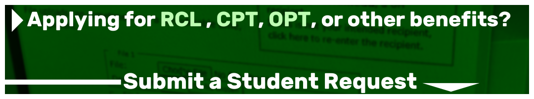 Student Request Page