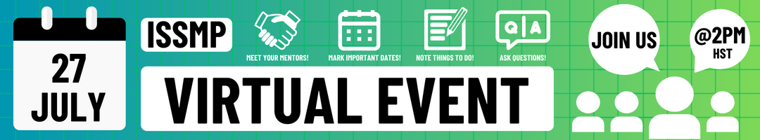 July 27 at 2PM, ISSMP Virtual Event Invitation