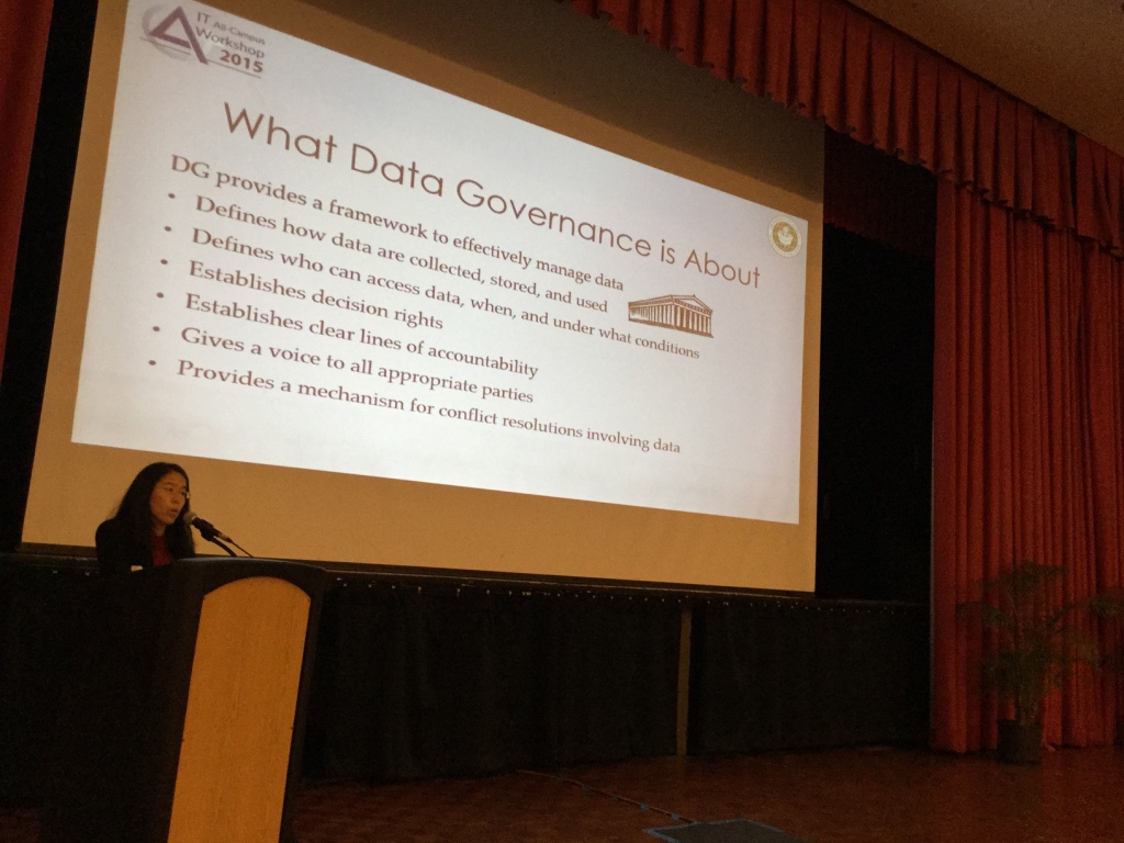 UH Institutional Data Governance - Sandra Furuto