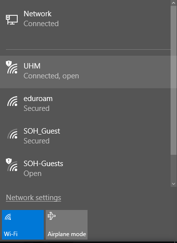 connected_to_UHM