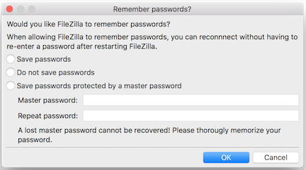 Remember password? prompt