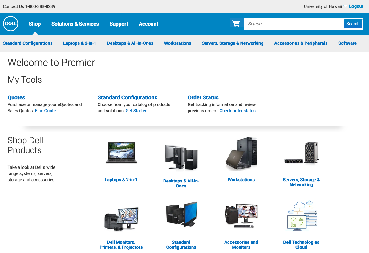Ordering a PC from the UH Dell Premier Store :: ASK US, University of Hawaii System Ordering a PC from the UH Dell Premier Store :: ASK US, University of Hawaii System