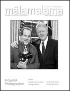 Malamalama cover with photog PF Bentley and former President Bill Clinton September, 2004 Vol. 29 No. 3