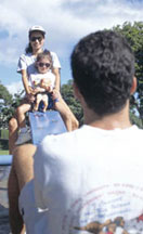 family at play