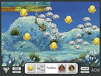 screen shot of a underwater video game