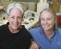 Cynthia Hunter and Celia Smith