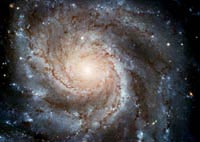 picture of a pinwheel shaped galaxy