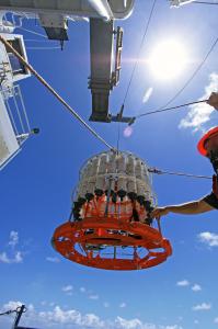 Water sampler used by the Hawai‘i Ocean Time-series program at Station ALOHA. Credit: Mar Nieto-Cid.