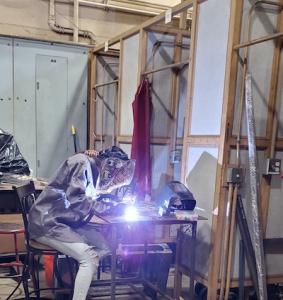 Welding at Honolulu CC.