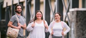 Hawai'i CC students at the Manono Campus in Hilo. 