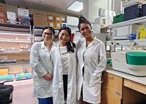 Grad students in Rock's MBBE lab