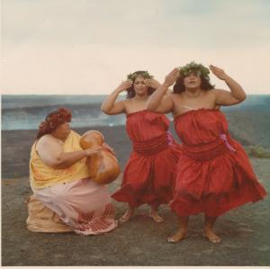 Edith Kanakaʻole and daughters Pua and Nalani