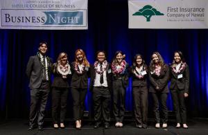 Shidler student committee members (Photo credit: Paula Ota)