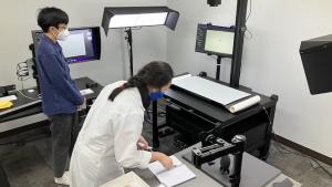 The library's digitization lab was upgraded in August 2022.