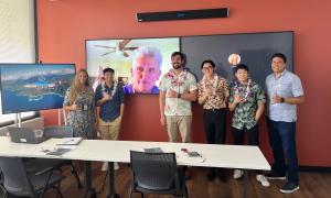 Hawaiian Airlines' IT team met with UH students from the IT/Cyber Leap Start Experience Excelera