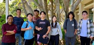 Student interns from Project Hōkūlani