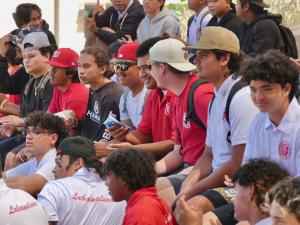 Lahainaluna High School students