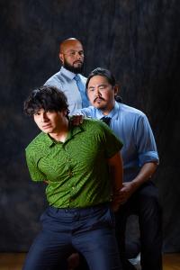 Kahahawai/Massie (clockwise from top) Hio Pelesasa, Alakaʻi Cunnigham, Aidan Morrow. (Photo credit: Brad Goda) Kahahawai/Massie (clockwise from top) Hio Pelesasa, Alakaʻi Cunnigham, Aidan Morrow. (Photo credit: Brad Goda)